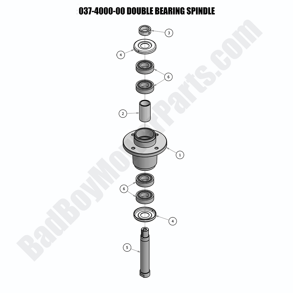 2018 Outlaw XP Spindle Assembly